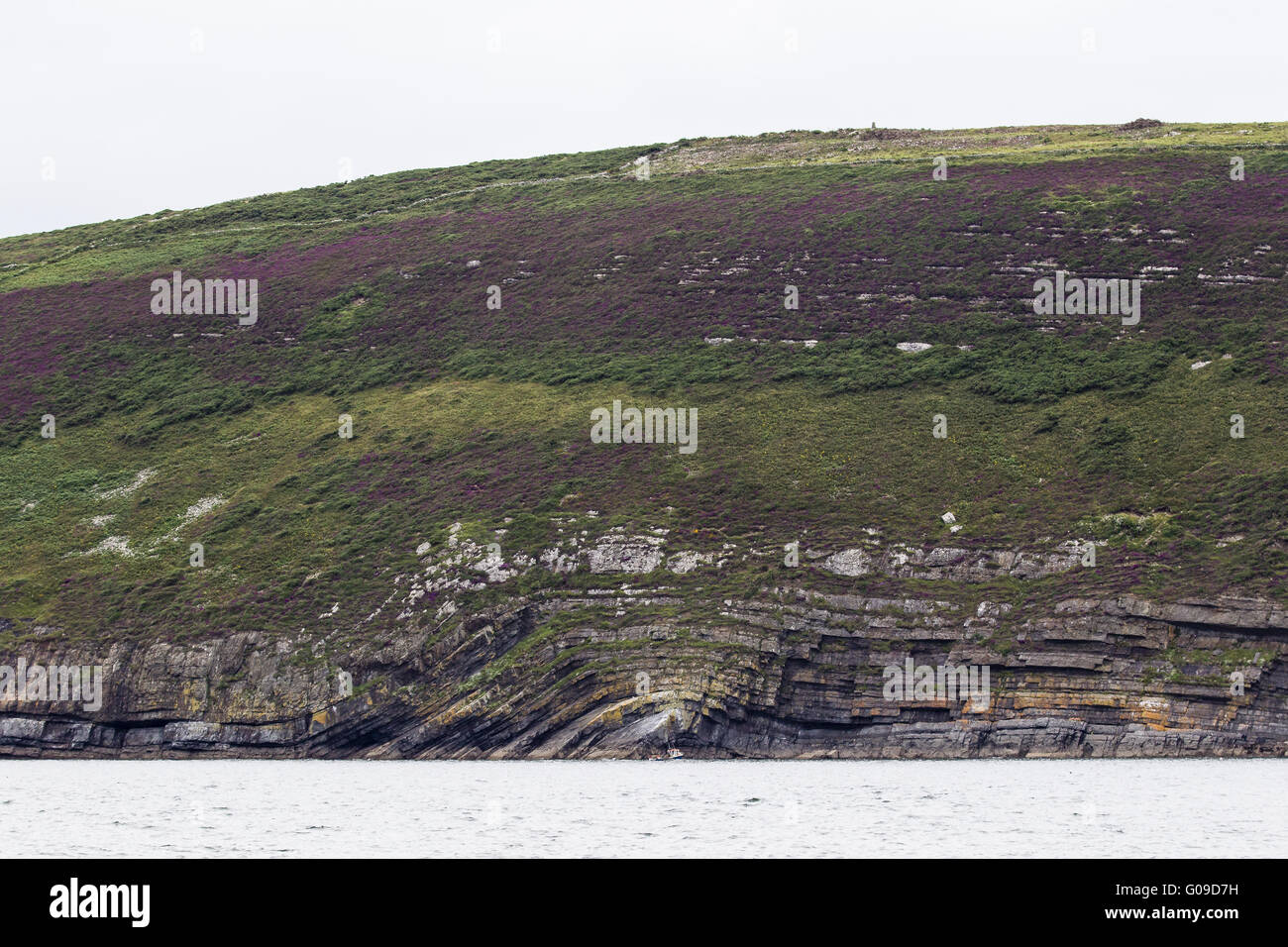 Waterside scenario in corrispondenza della transizione del fiume S Foto Stock