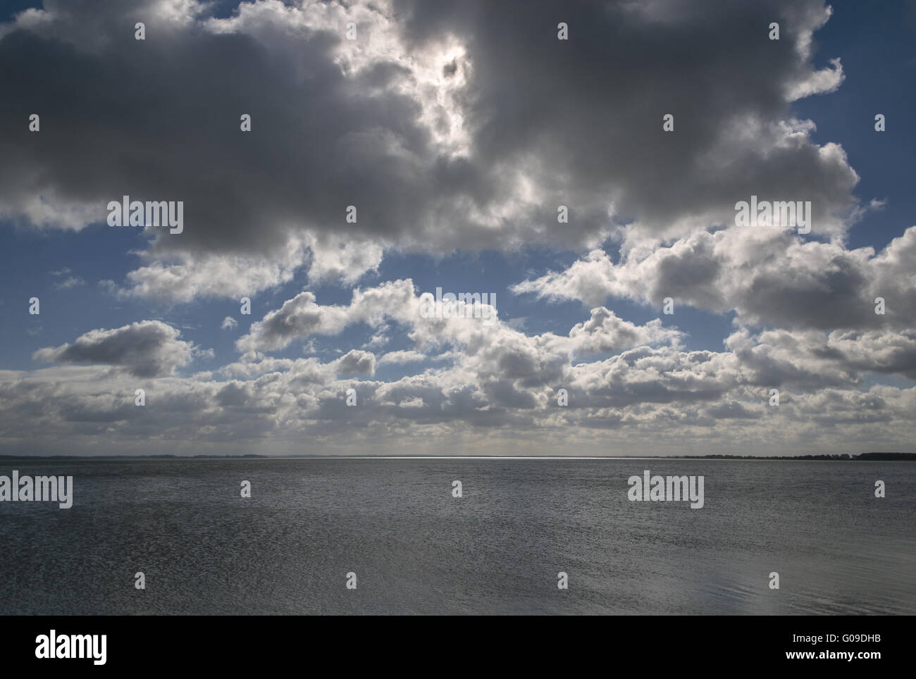 Isola di Usedom - atmosfera al Achterwasser Foto Stock