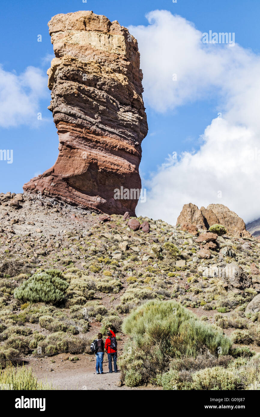 Montare il Parco Nazionale Teide Tenerife Isole Canarie Foto Stock