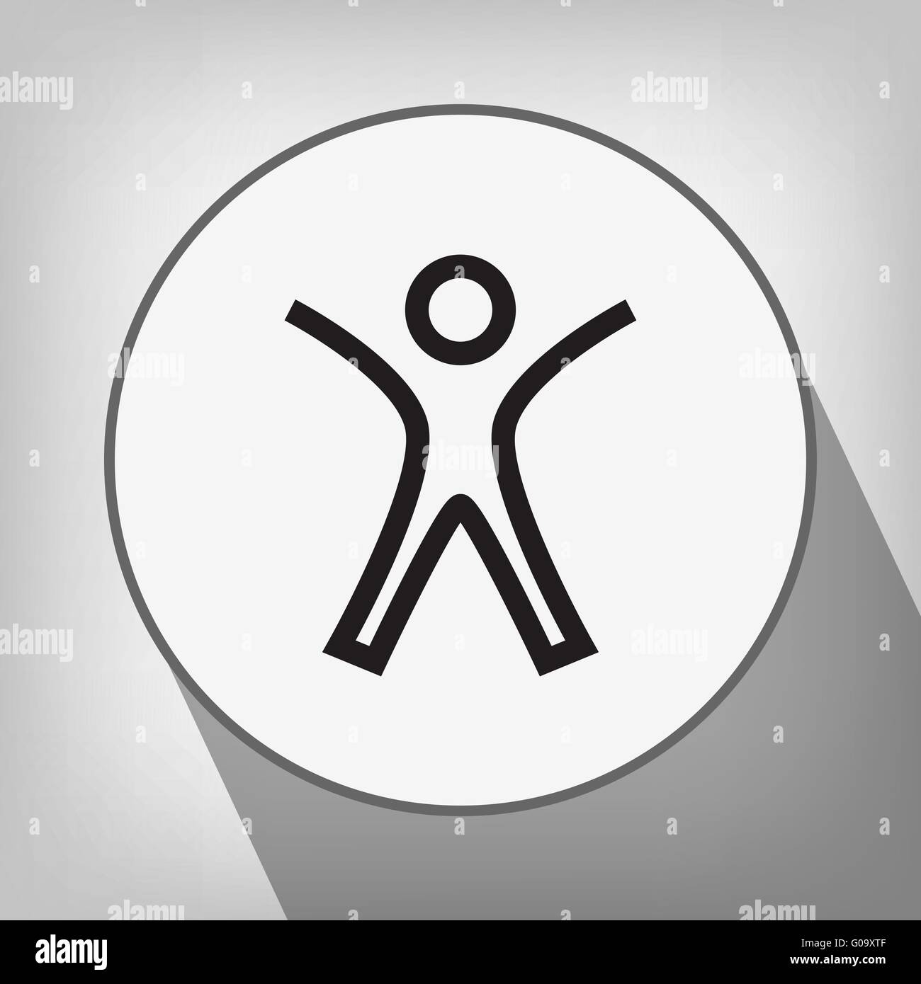 Successo icona persone Illustrazione Vettoriale