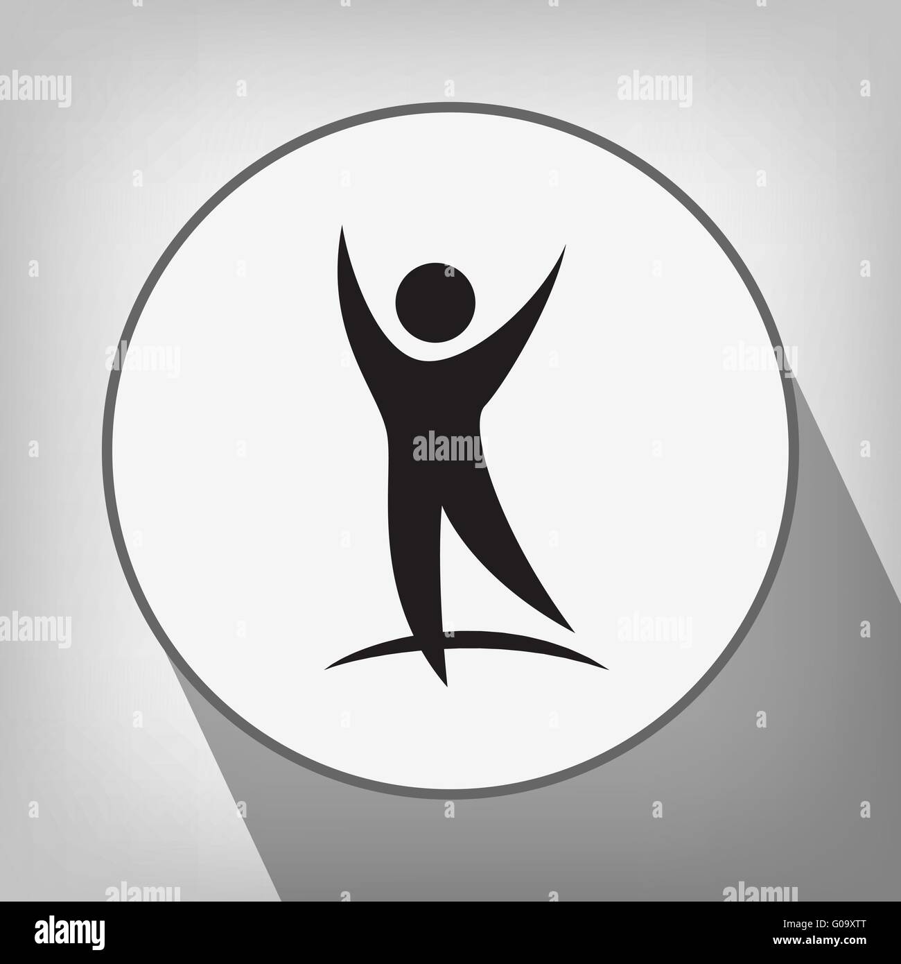 Successo icona persone Illustrazione Vettoriale