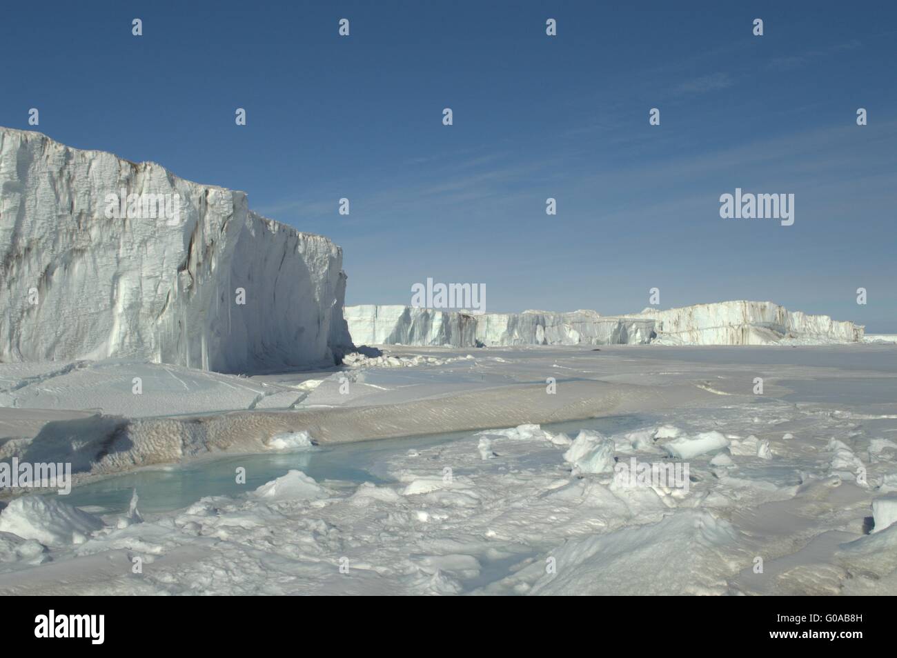 La natura dell'Antartico Foto Stock