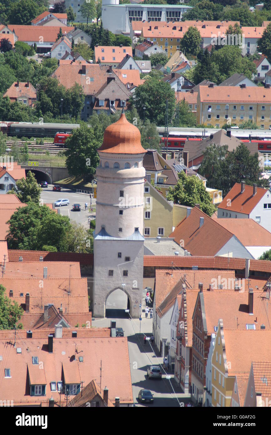 Una porta della città Foto Stock