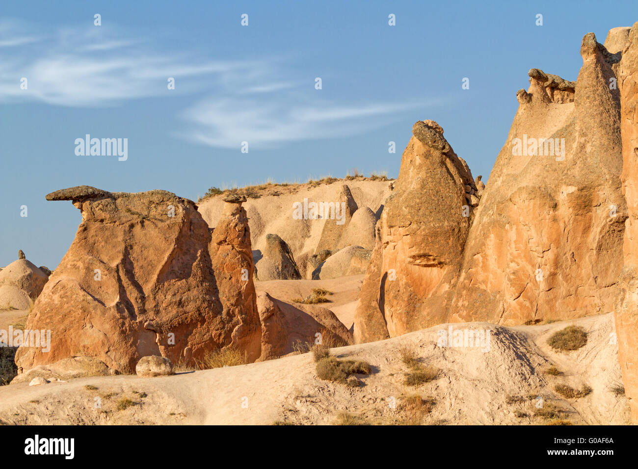 Cappadocia - Valle dei soldati Pietrificato Foto Stock