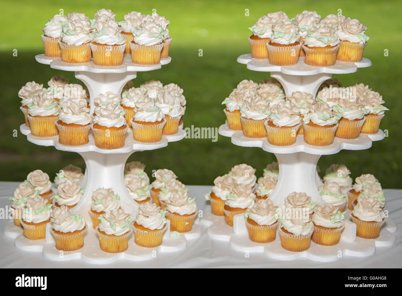 Torre di Cupcake Foto Stock