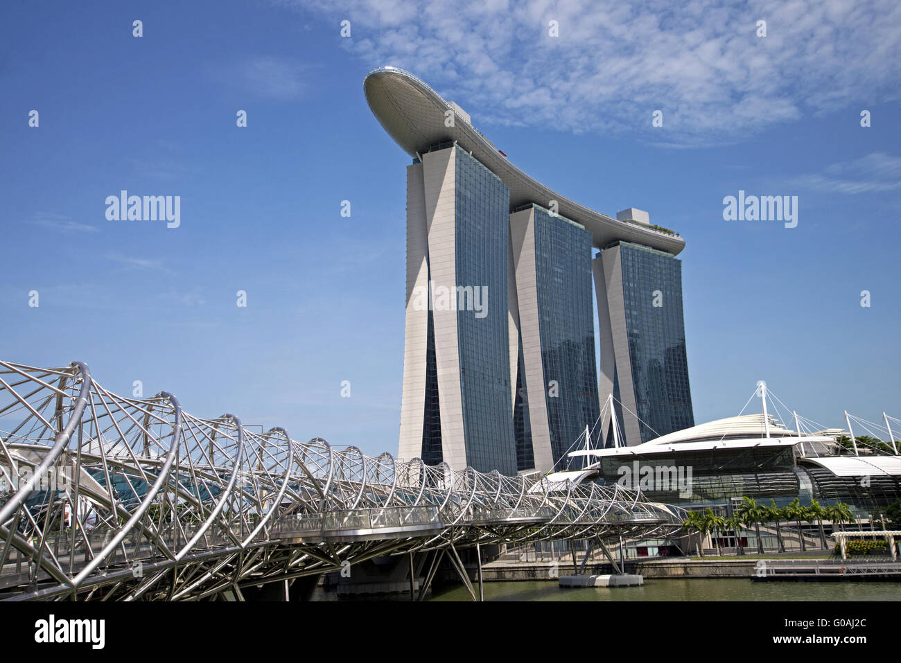 Il Marina Bay Sands, Singapore Foto Stock