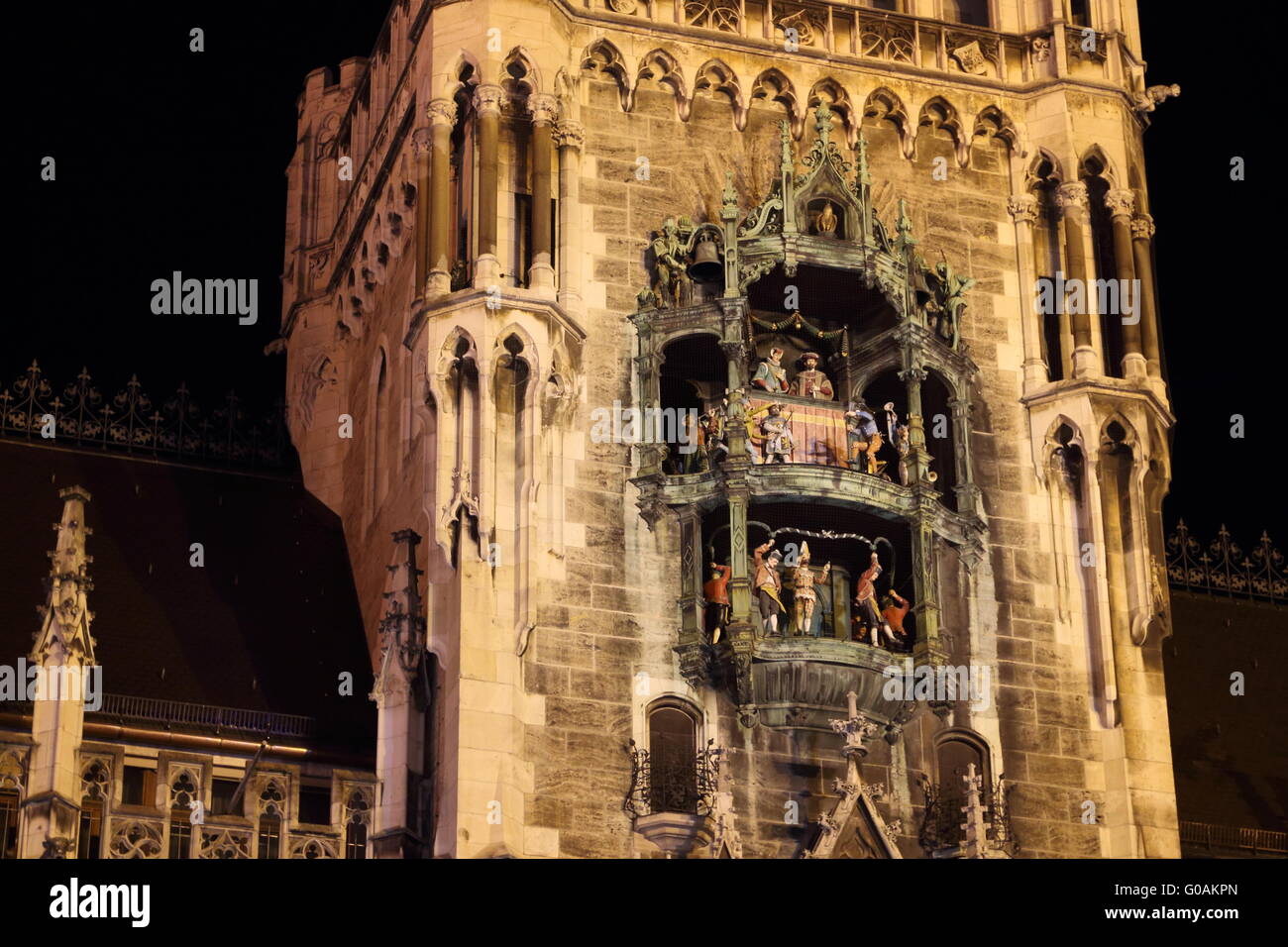 Munich City Hall Foto Stock