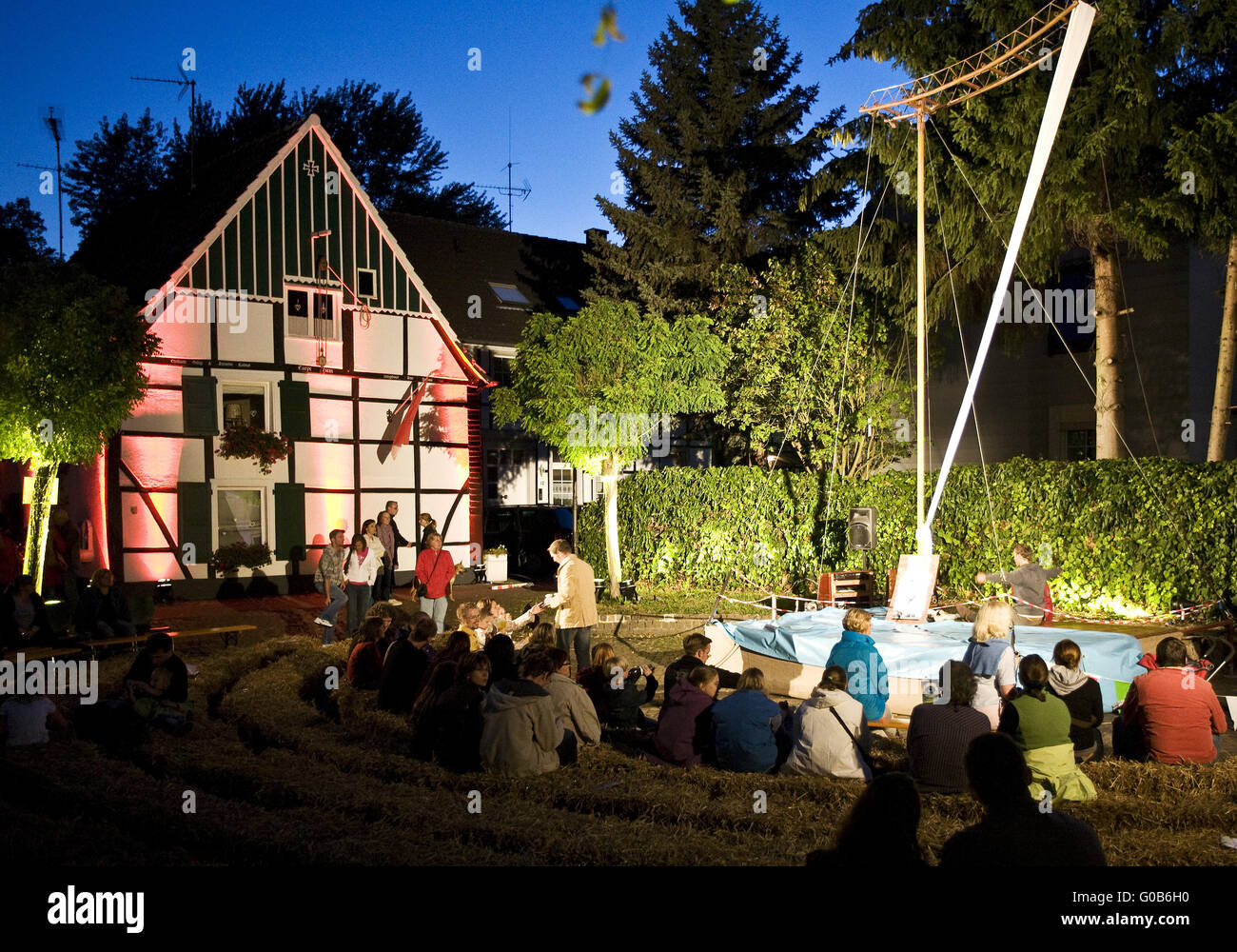 Il mondo del teatro di strada, Schwerte, Germania Foto Stock