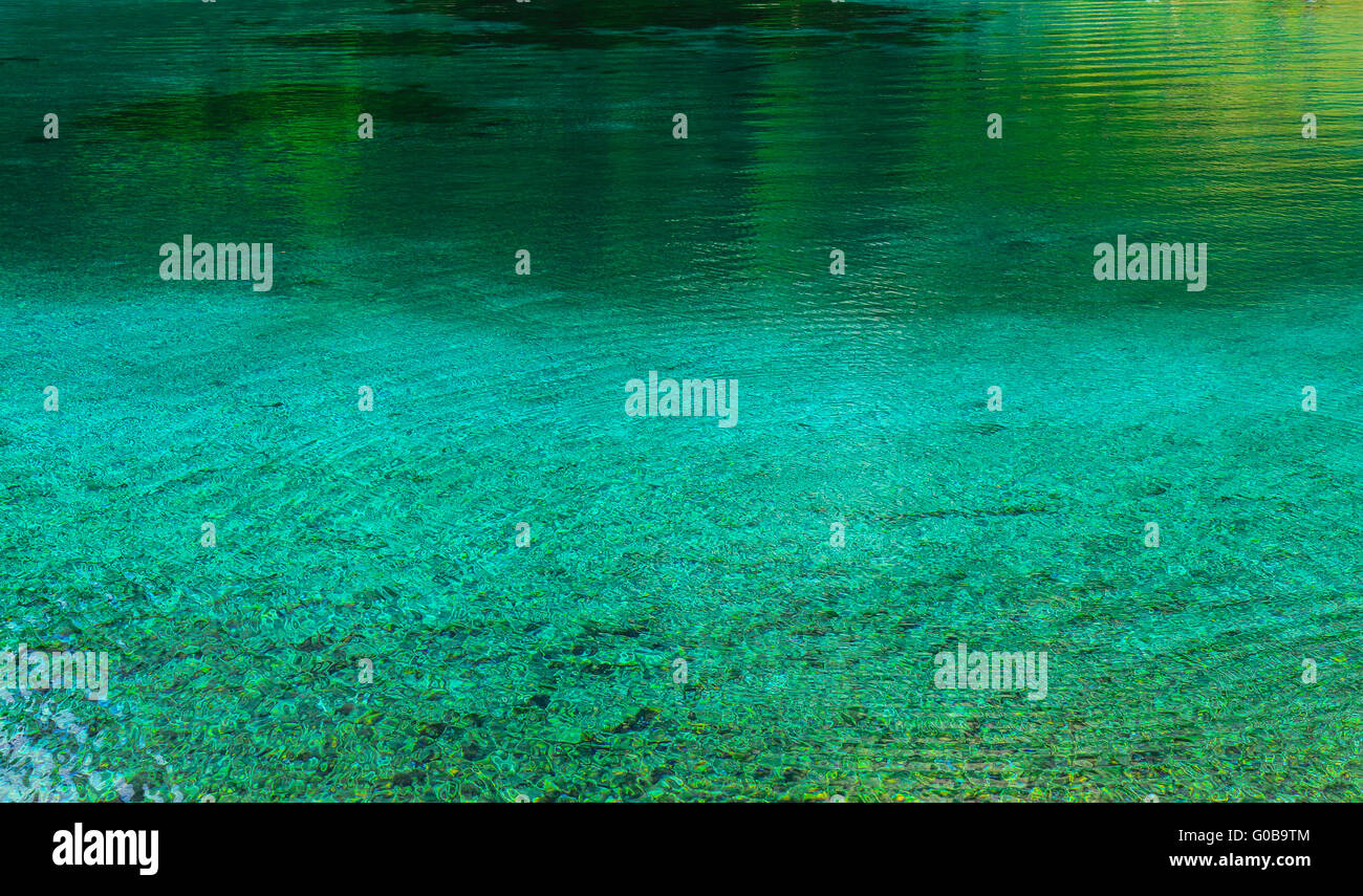 Lago Verde Austria Foto Stock