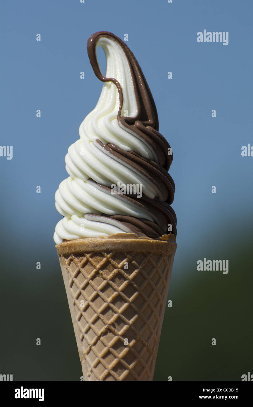 Gelato soft Foto Stock