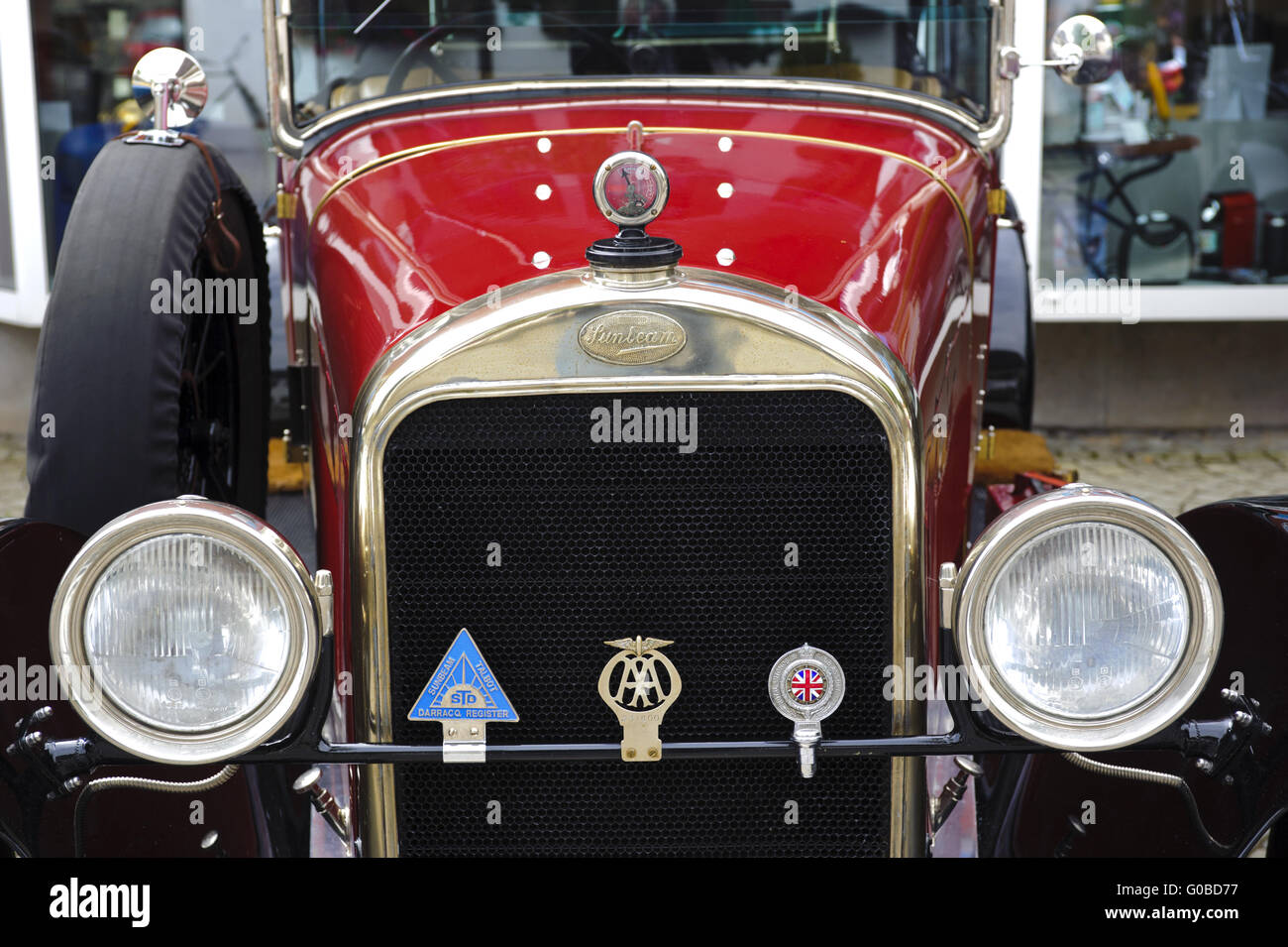 Rally per almeno 80 anni veteran cars Foto Stock