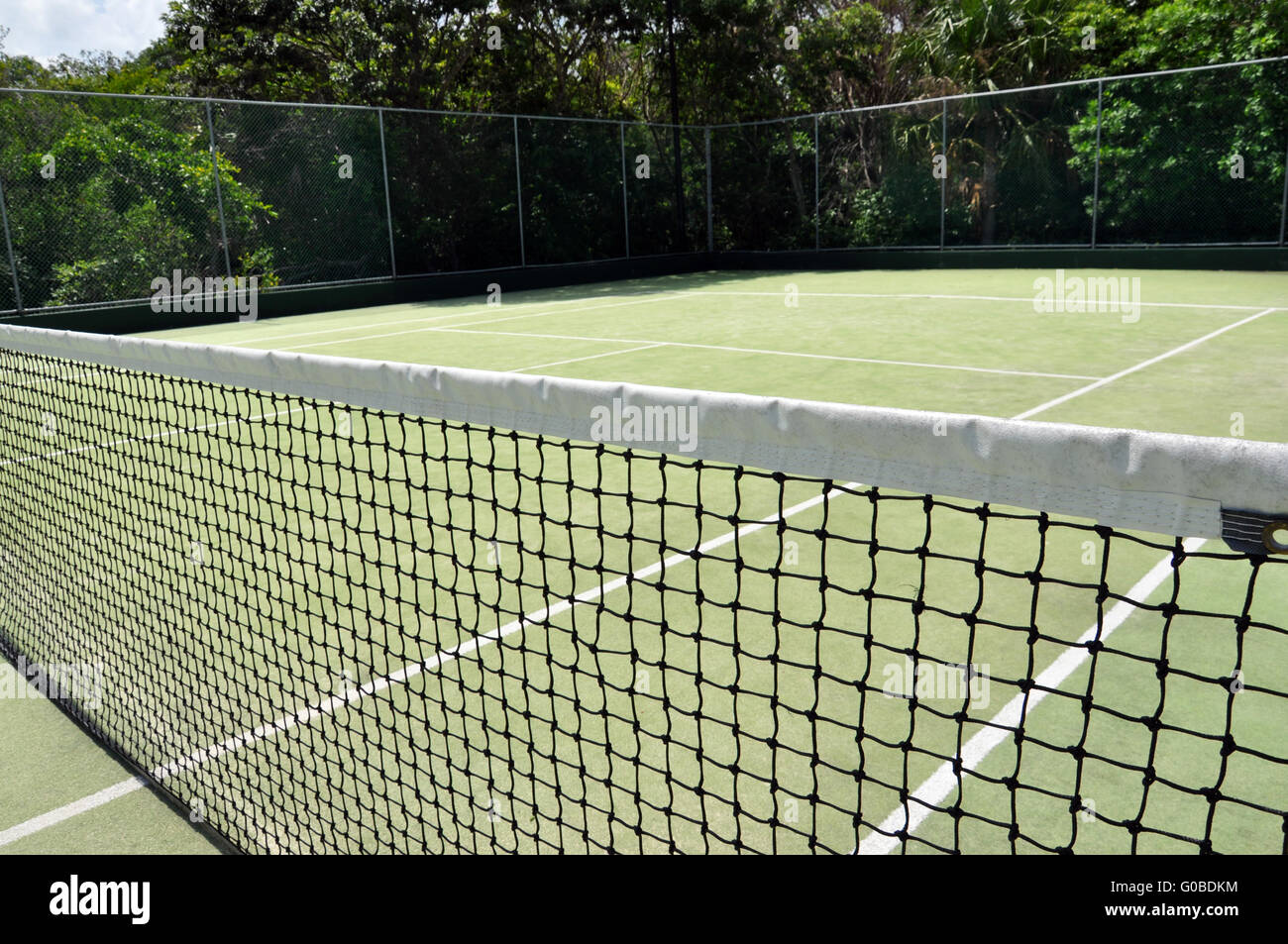 Campo da tennis Foto Stock