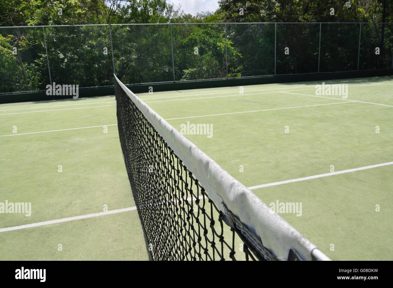 Campo da tennis Foto Stock