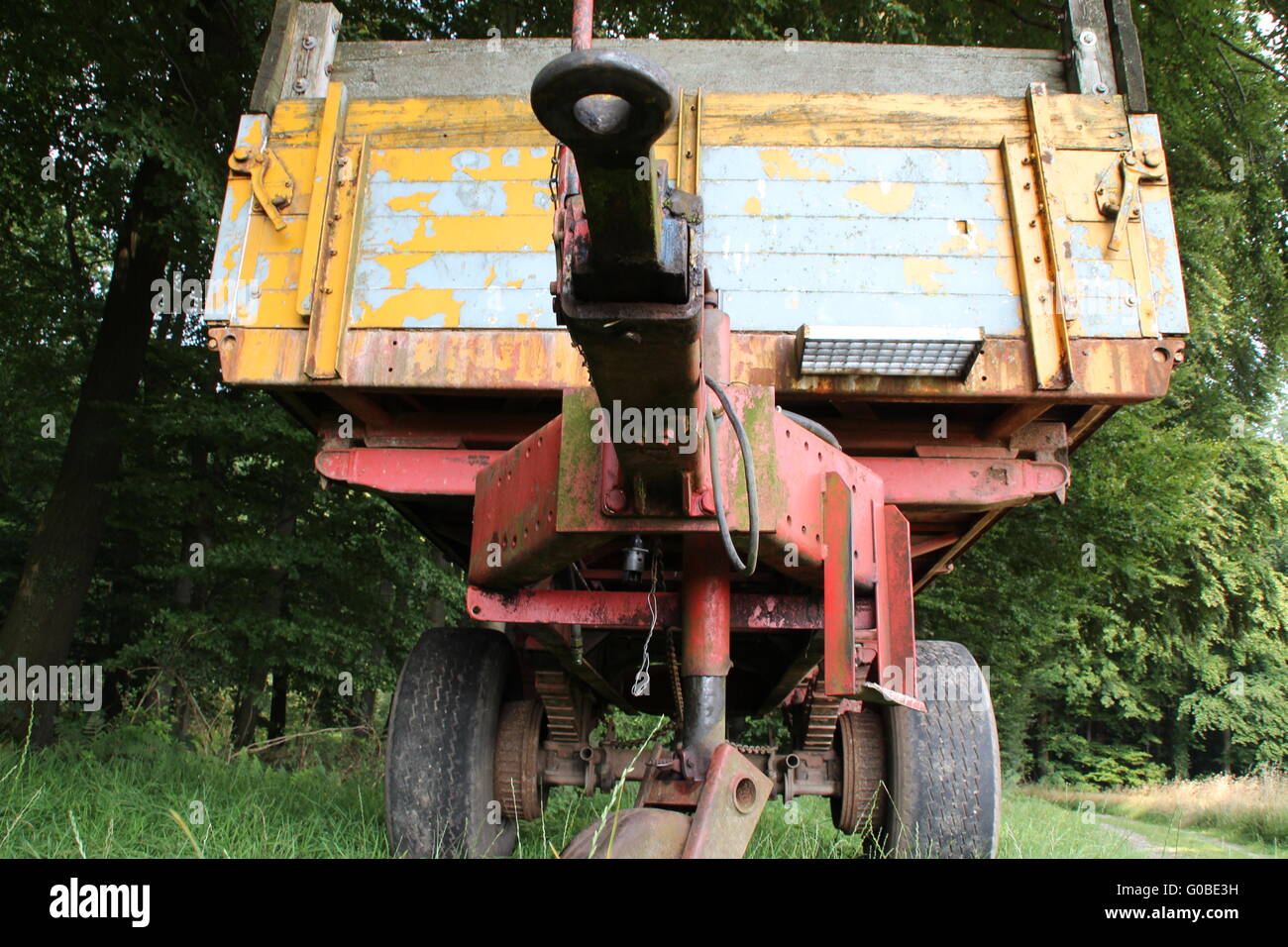 Un rimorchio del camion Foto Stock