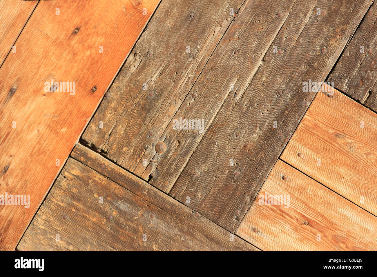 Struttura di legno Foto Stock