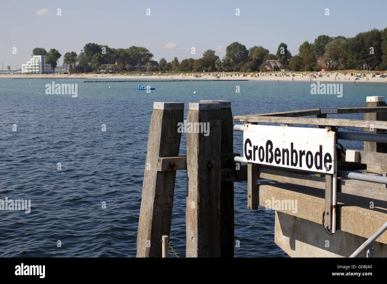 Il resort costiero. Germania Foto Stock