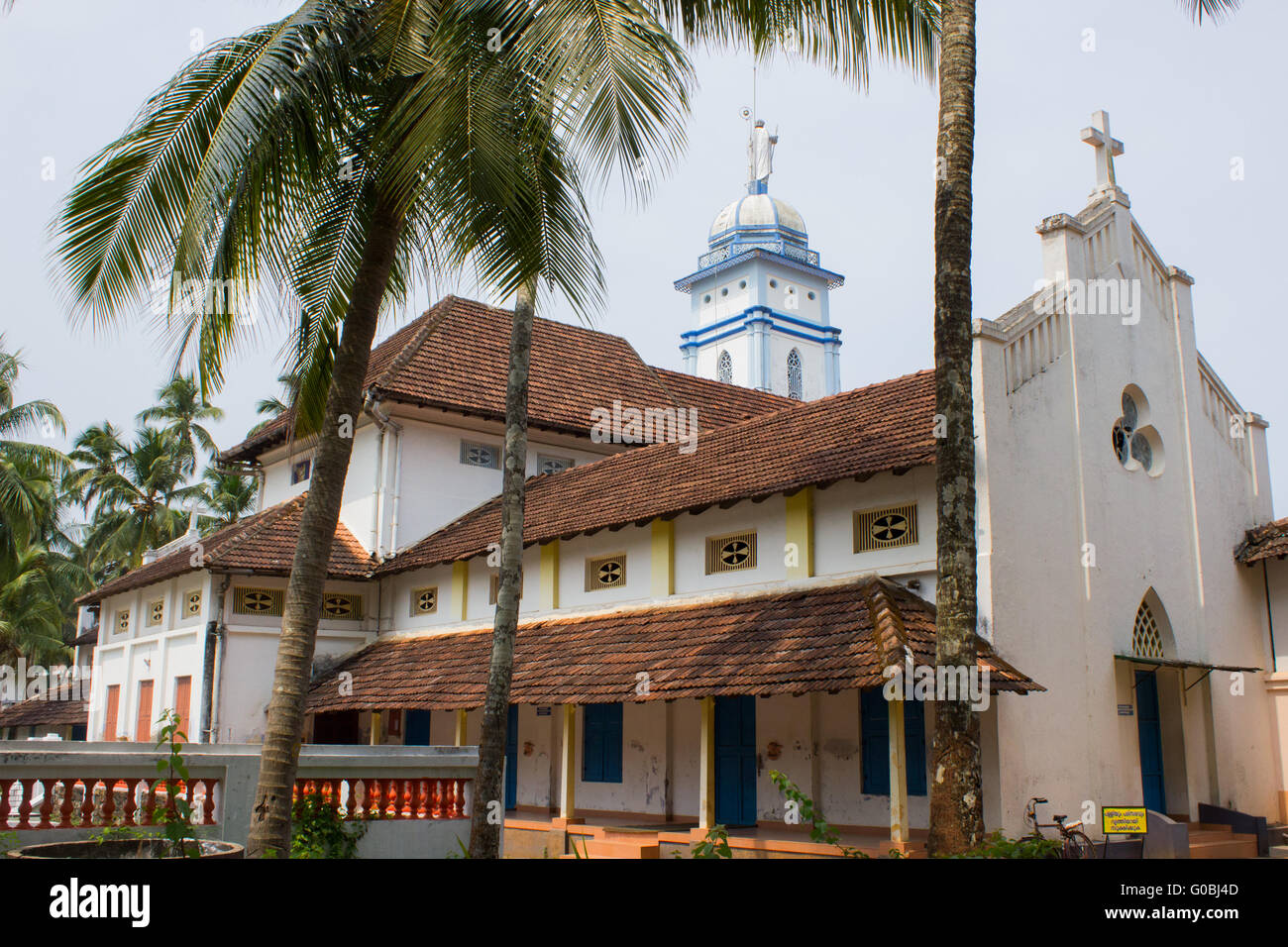 St.chiesa di San Tommaso a Palayur Foto Stock