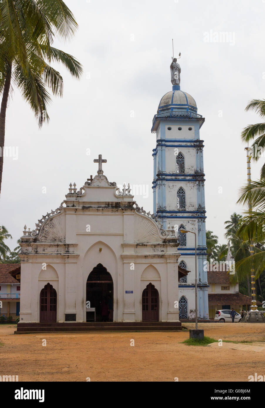 St.chiesa di San Tommaso a Palayur Foto Stock