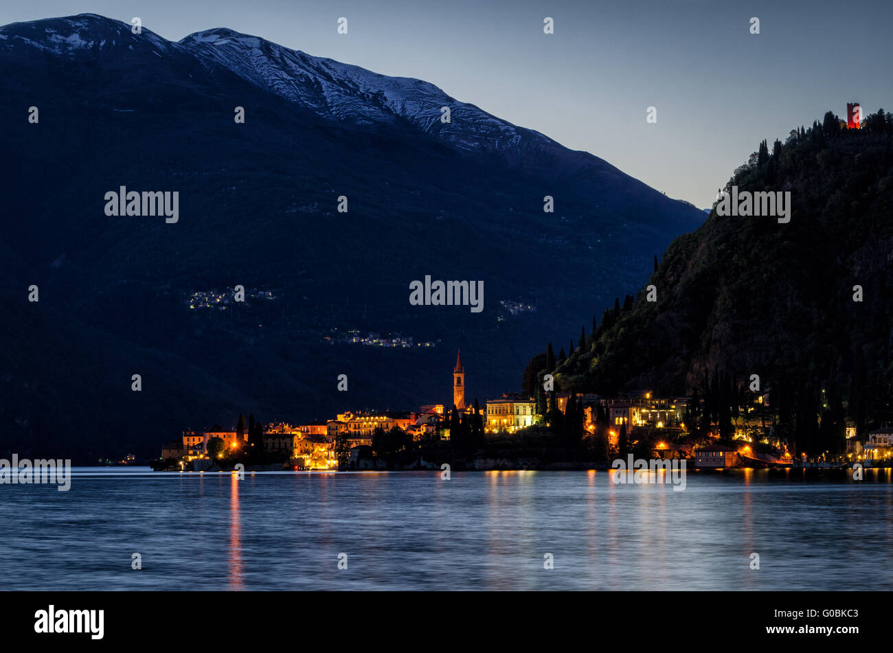 Il Lago di Como (Lago di Como) Varenna Foto Stock