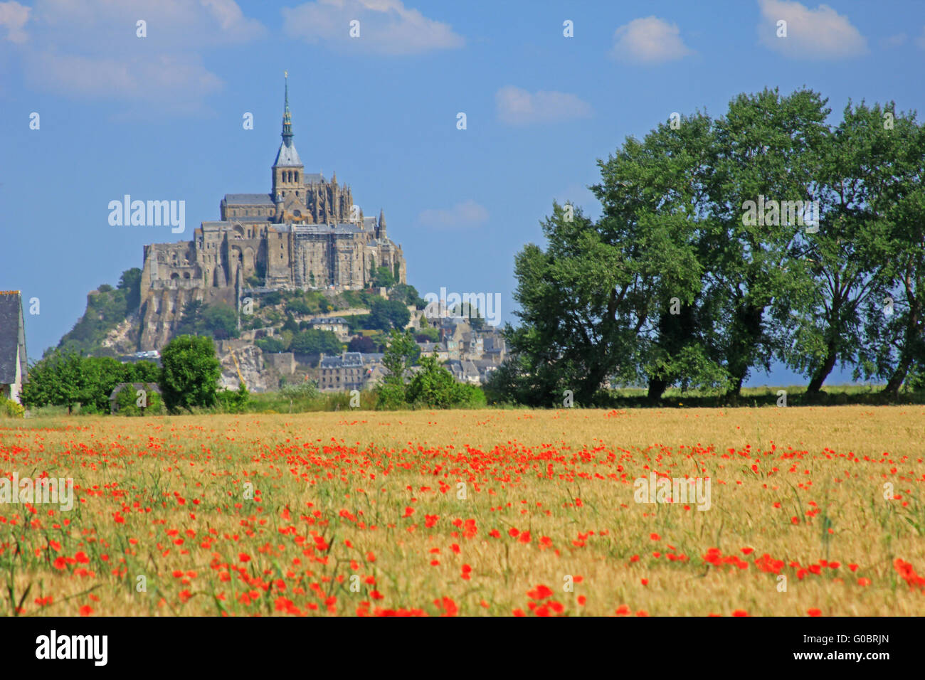 Mont Saint Michel, Francia Foto Stock