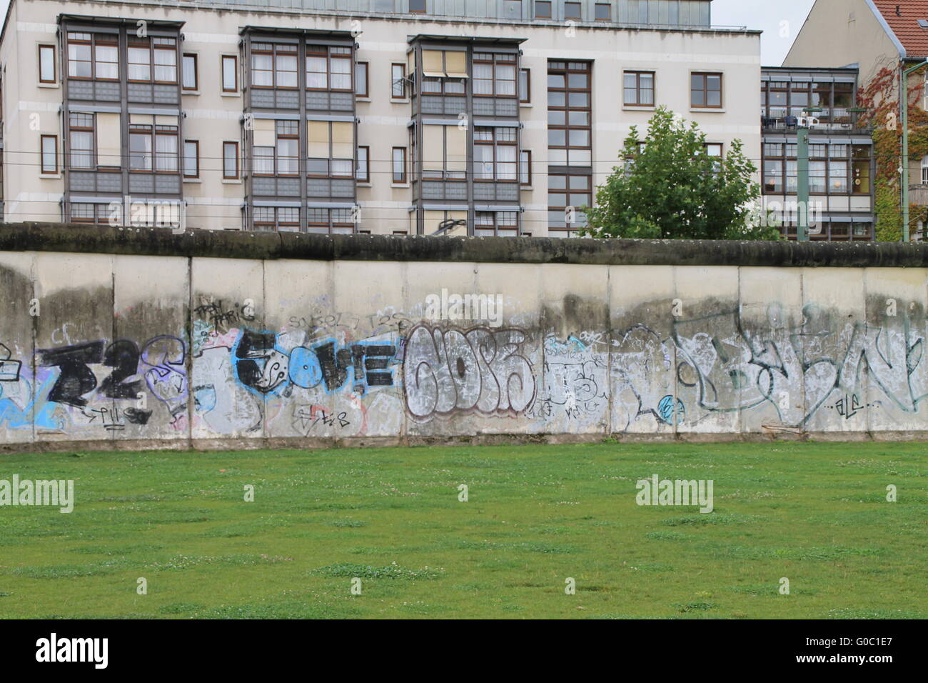 Il muro di Berlino Foto Stock