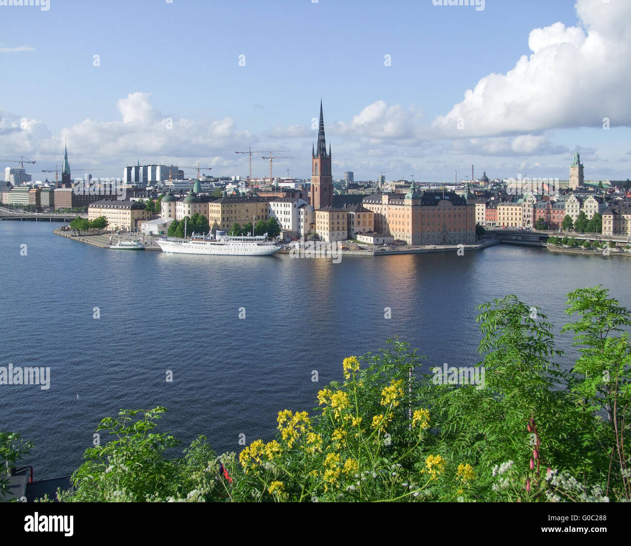 Vista aerea di Stoccolma in Svezia Foto Stock