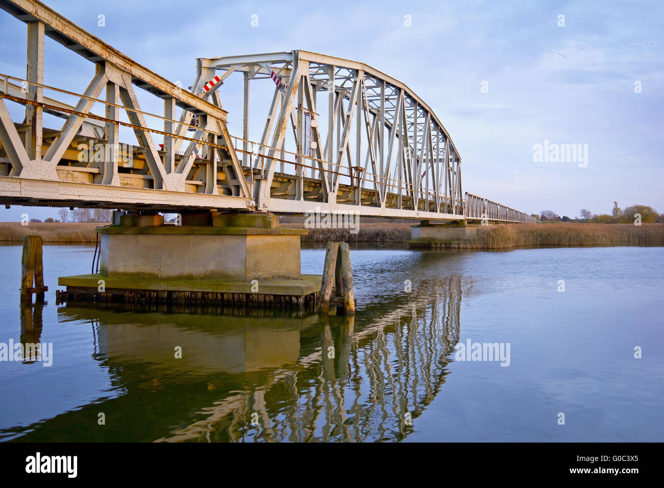 Il vecchio ponte vintage Foto Stock