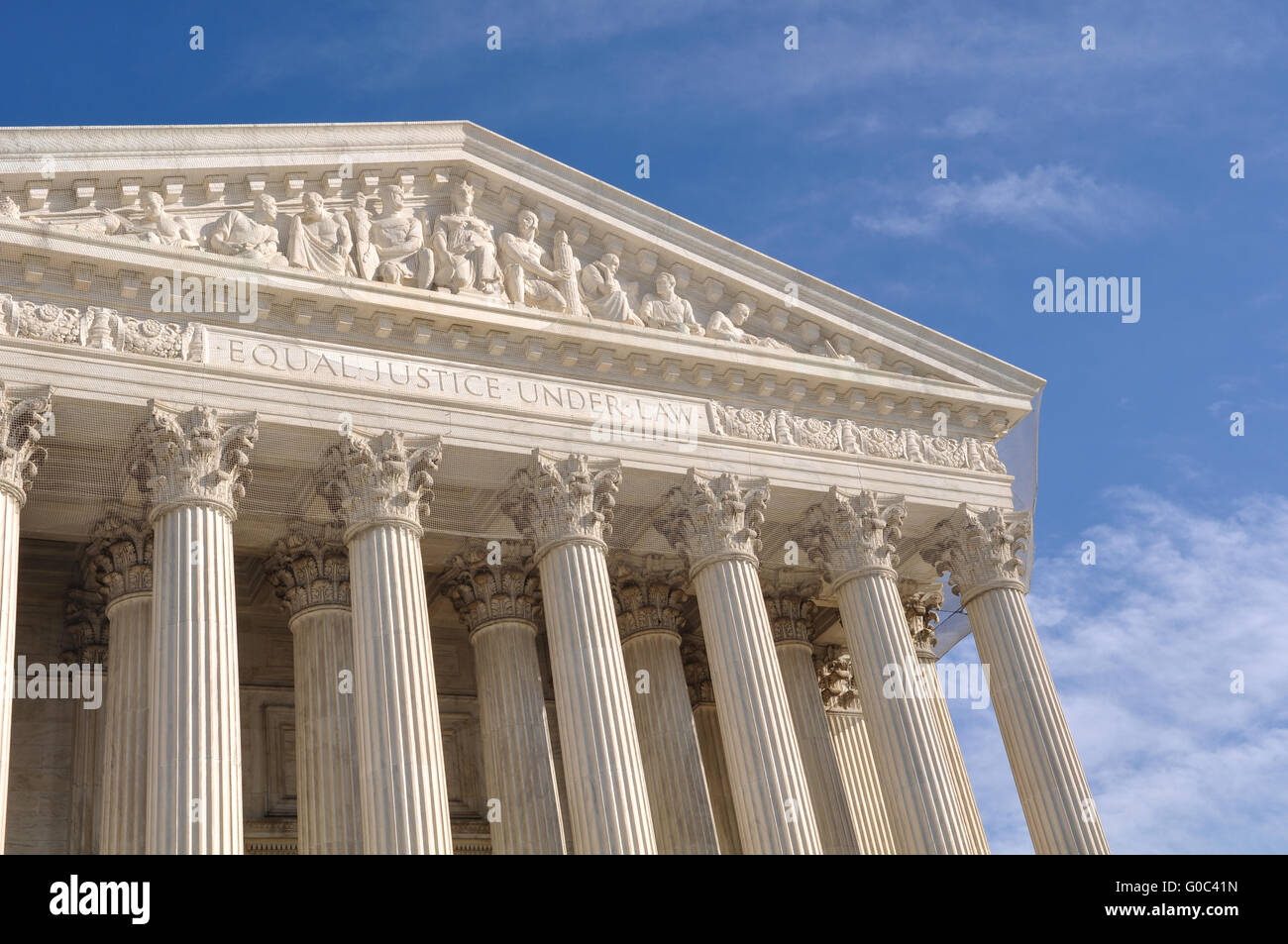 La Corte suprema degli Stati Uniti d'America Foto Stock