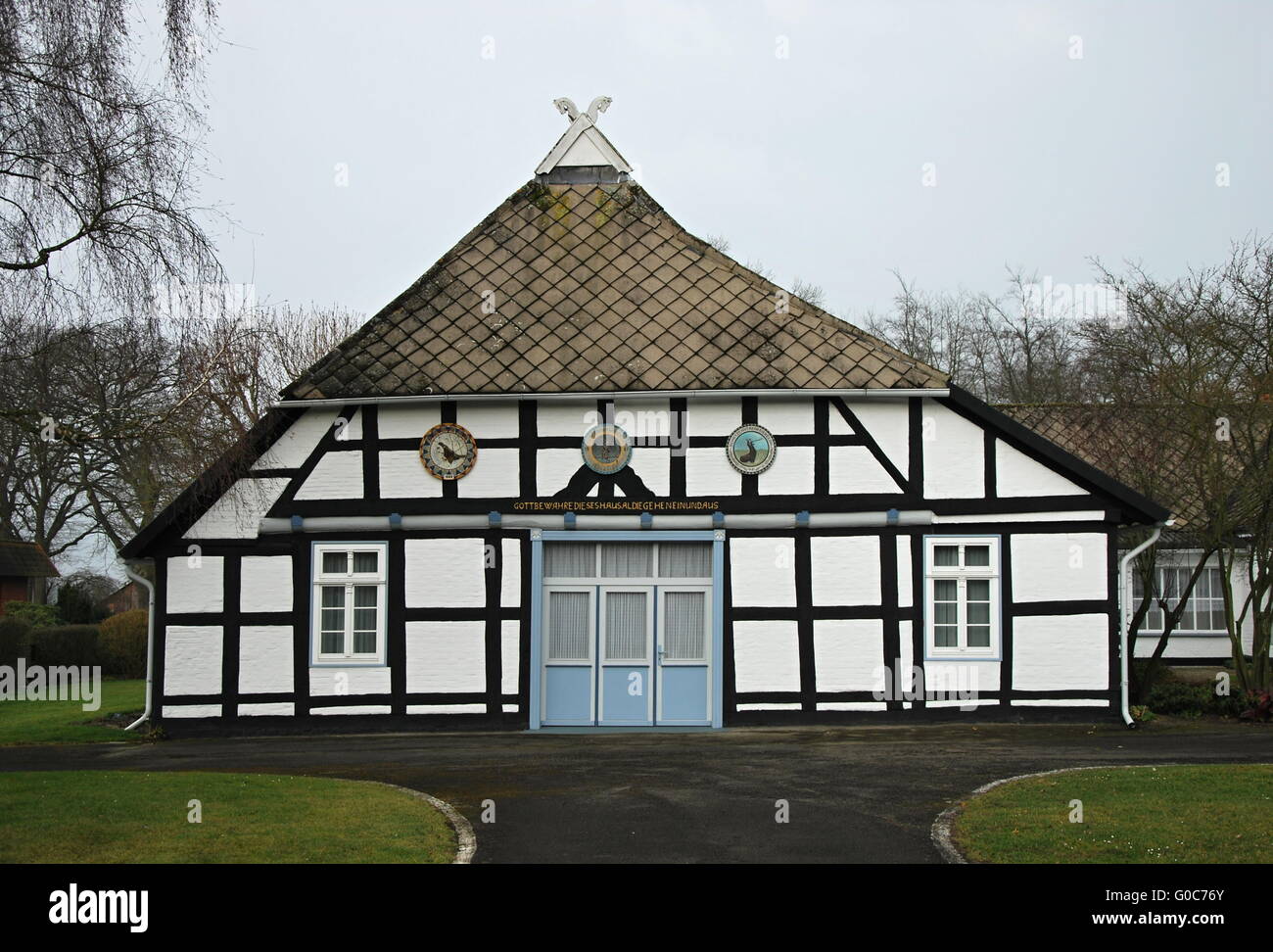 Tipica della Germania del nord architettura Foto Stock