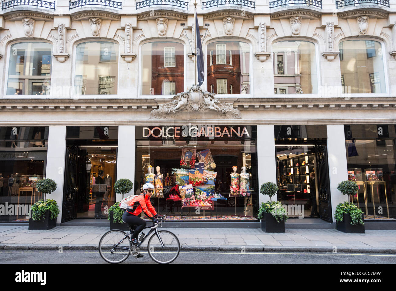 Il Dolce & Gabbana store su Old Bond Street, Londra Foto Stock