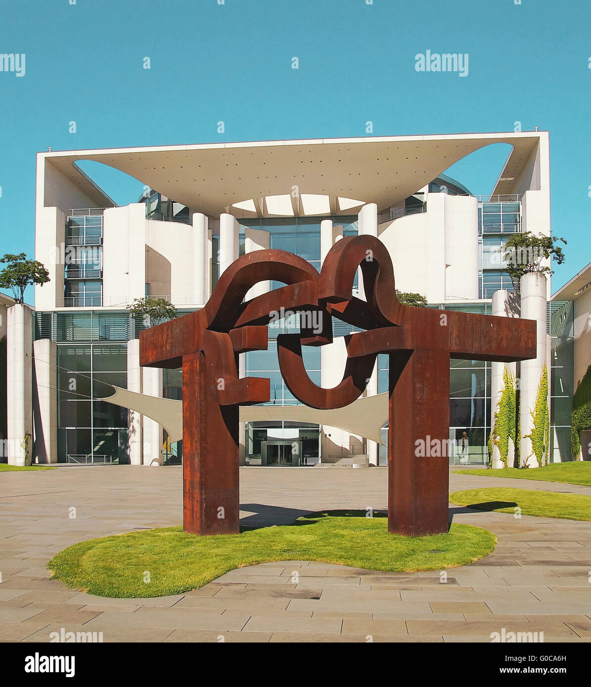 Cancelleria federale Berlino Germania Foto Stock