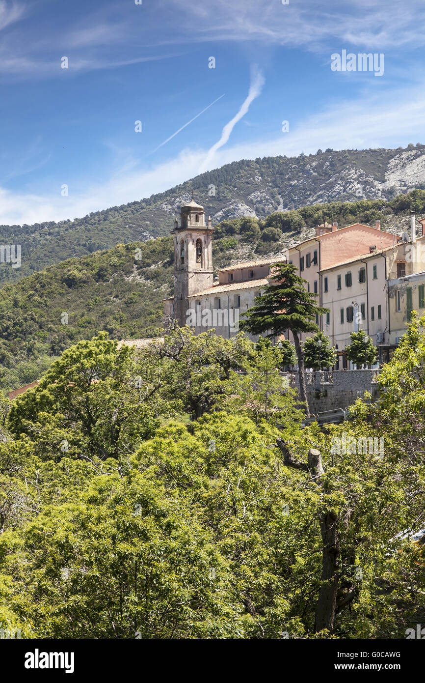 Chiesa di Marciana, Isola d'Elba, Toscana, Italia Foto Stock