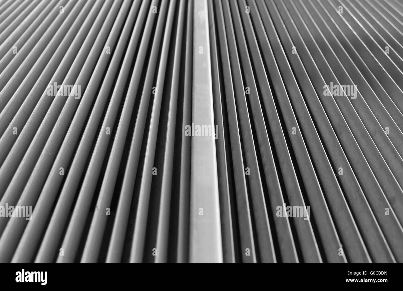 Le linee convergenti Foto Stock