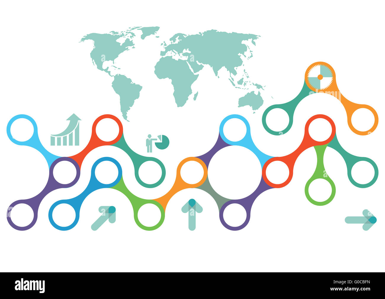 Grafico informazioni Foto Stock