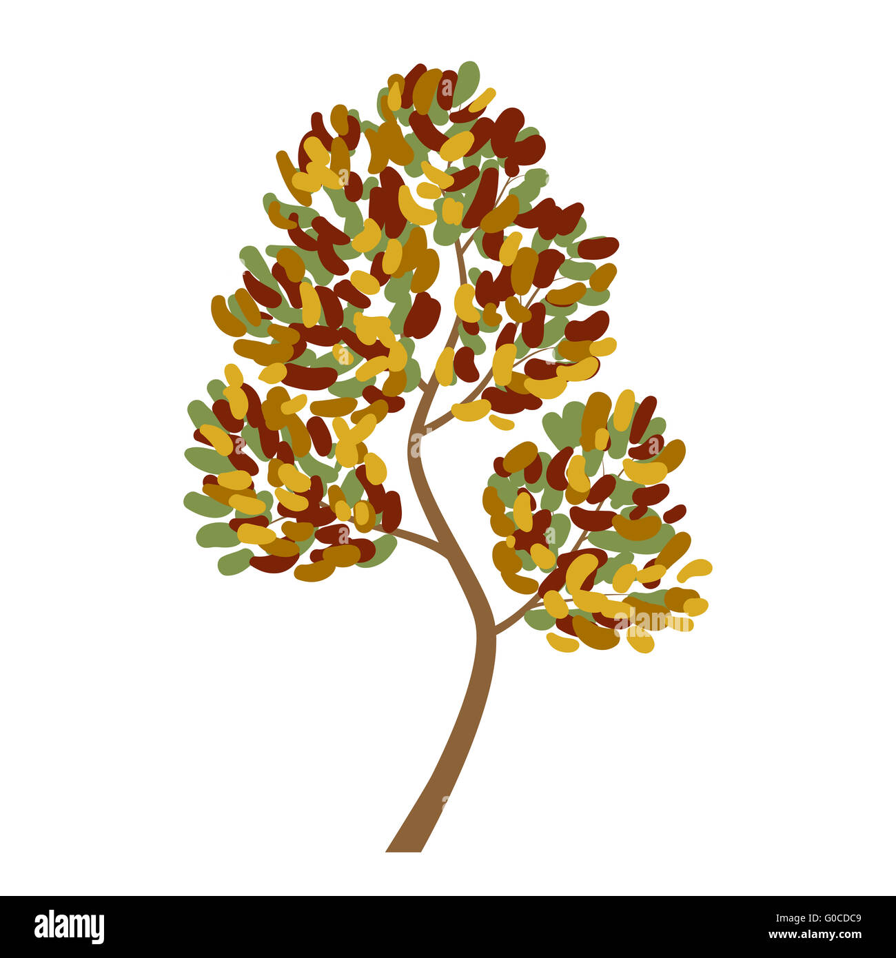 albero di autunno Foto Stock