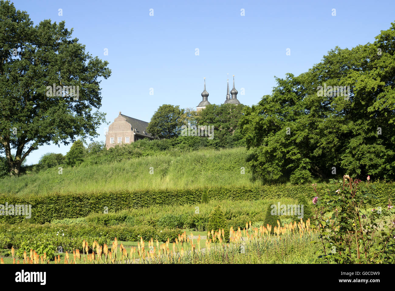 Abbey Kamp e giardino a Kamp-Lintfort, Germania Foto Stock