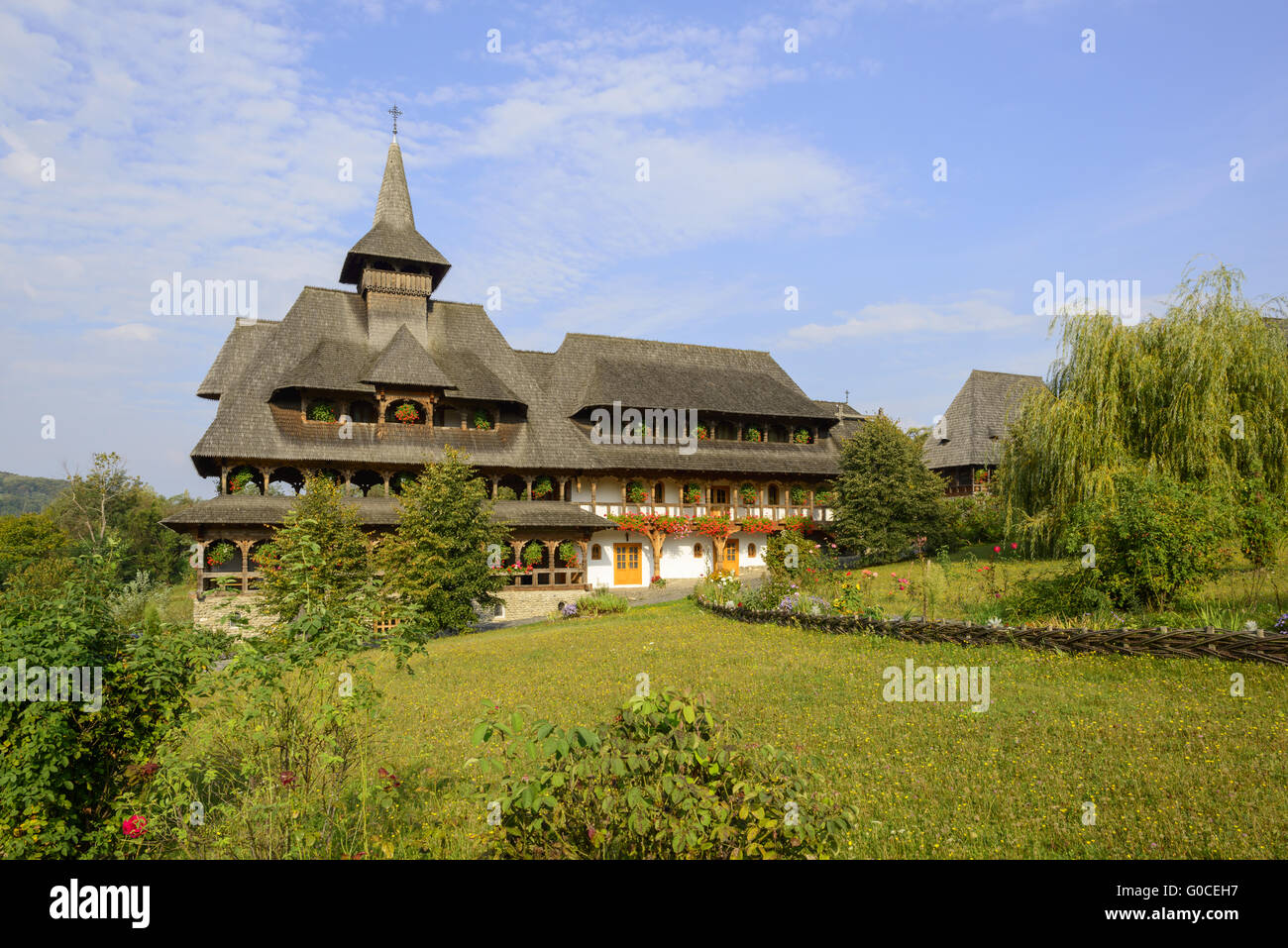 Barsana Monastero Foto Stock