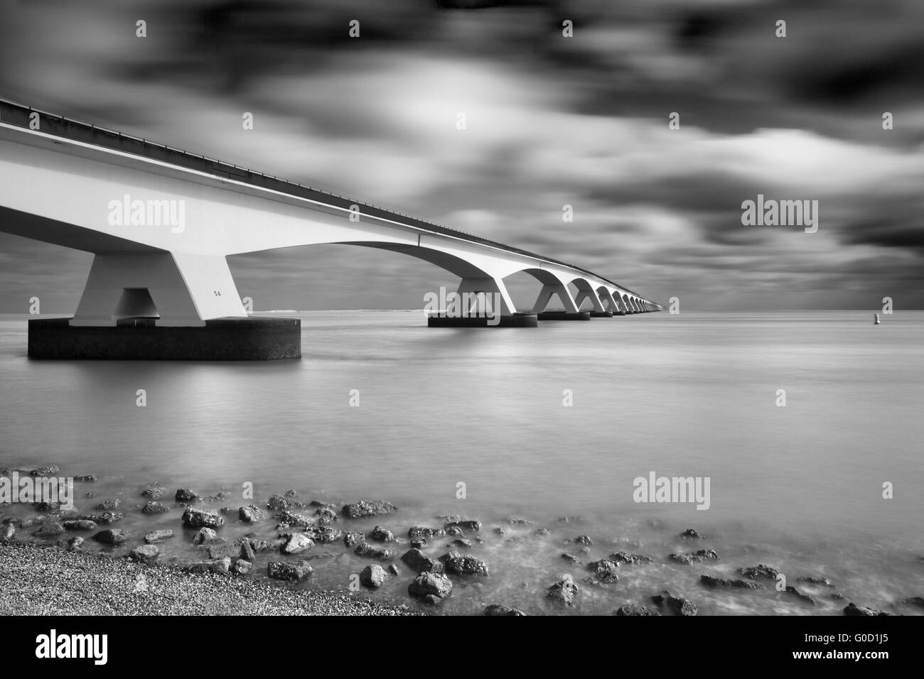 Ponte di Zeeland Foto Stock