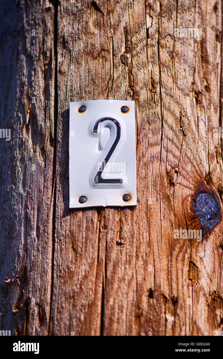 Numero due Foto Stock
