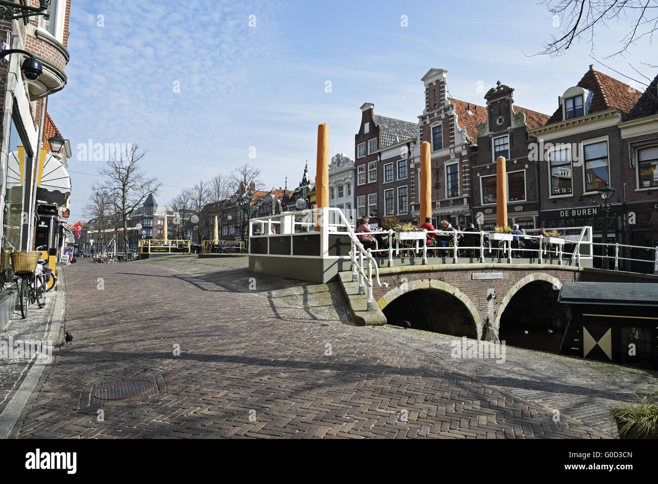 La città vecchia, Alkmaar, Paesi Bassi Foto Stock