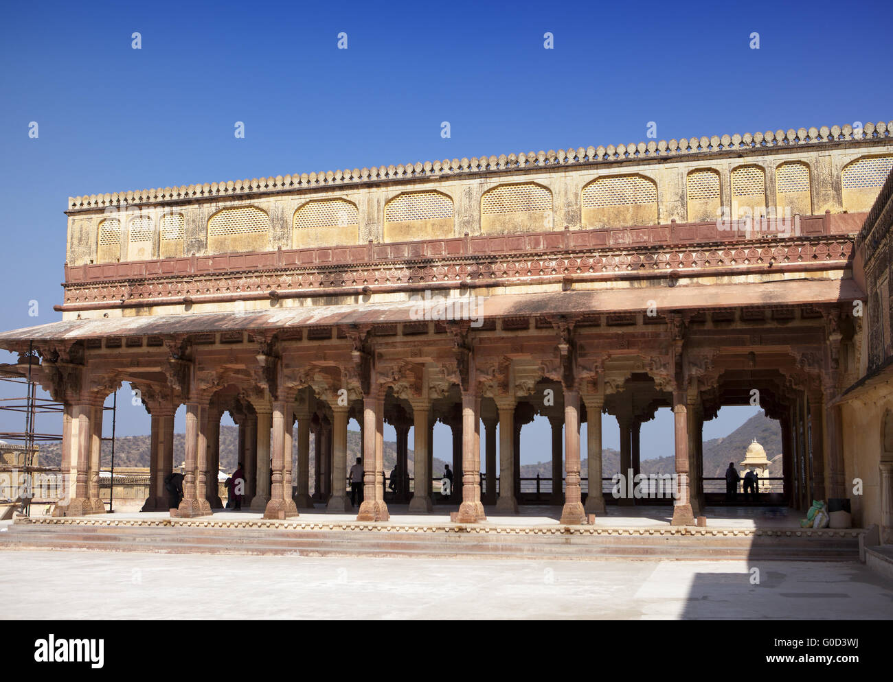 India. Jaipur. Forte Amber Foto Stock