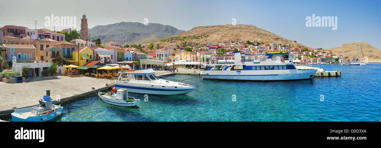 Isola di Symi Foto Stock