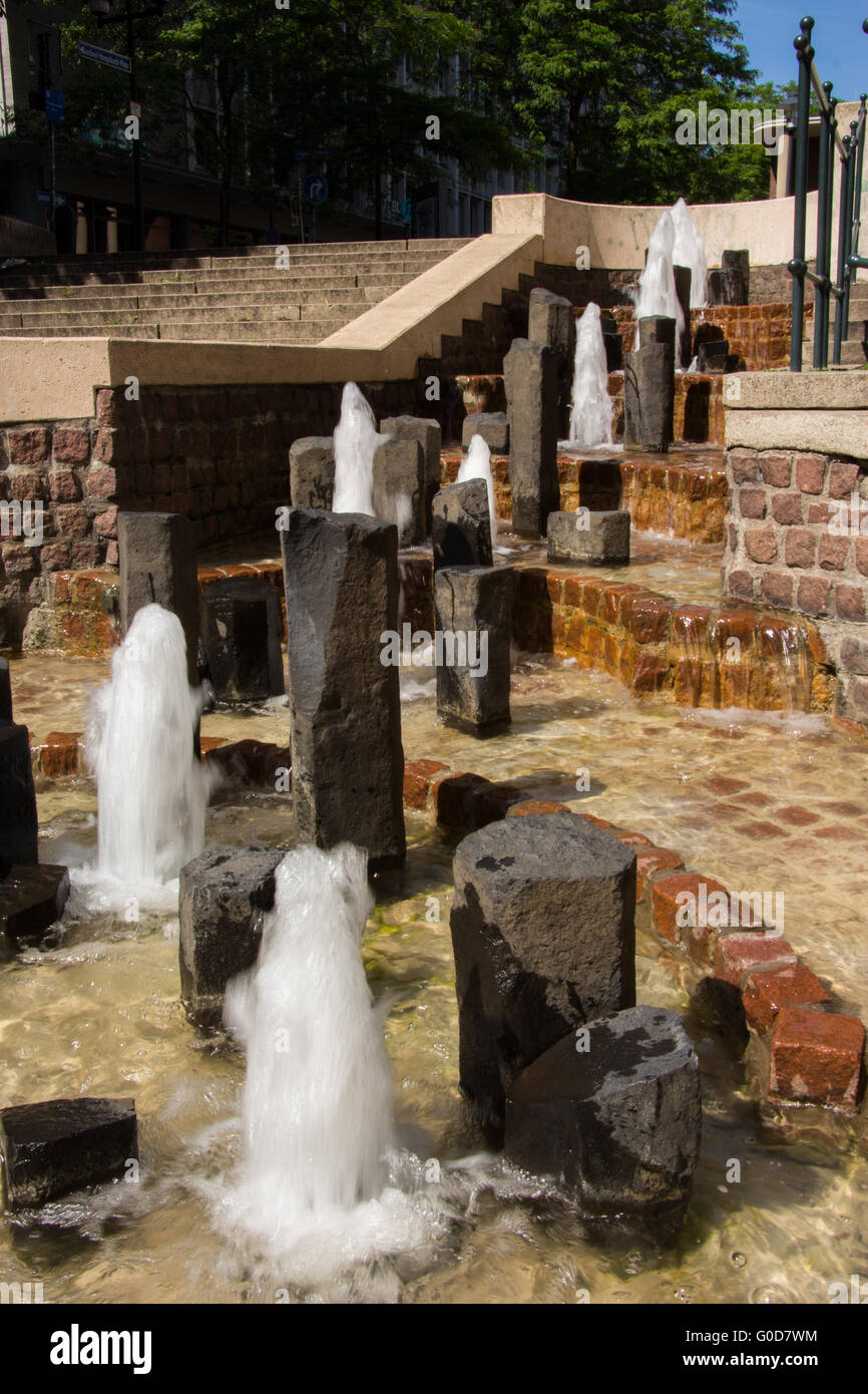 gioco dell'acqua Foto Stock