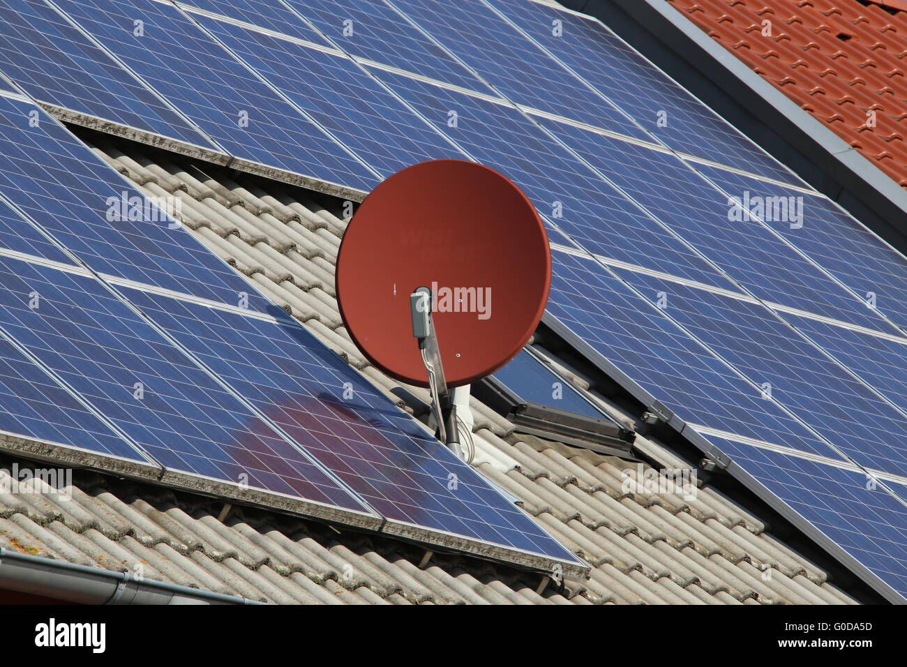 sistema satellitare Foto Stock