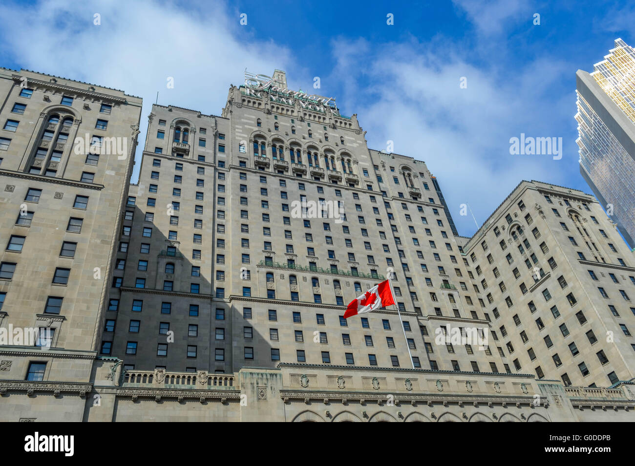 TORONTO, Canada - 13gennaio 2015: Il Fairmont Royal York Hotel Foto Stock