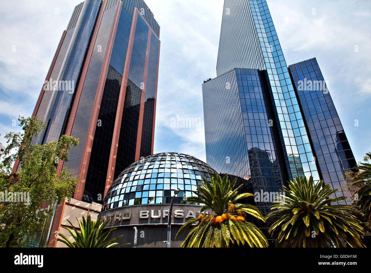 Borsa messicana edificio in città del Messico, Me Foto Stock