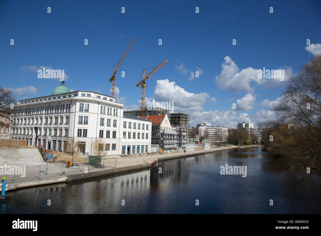 Alte Fahrt sito in costruzione Foto Stock