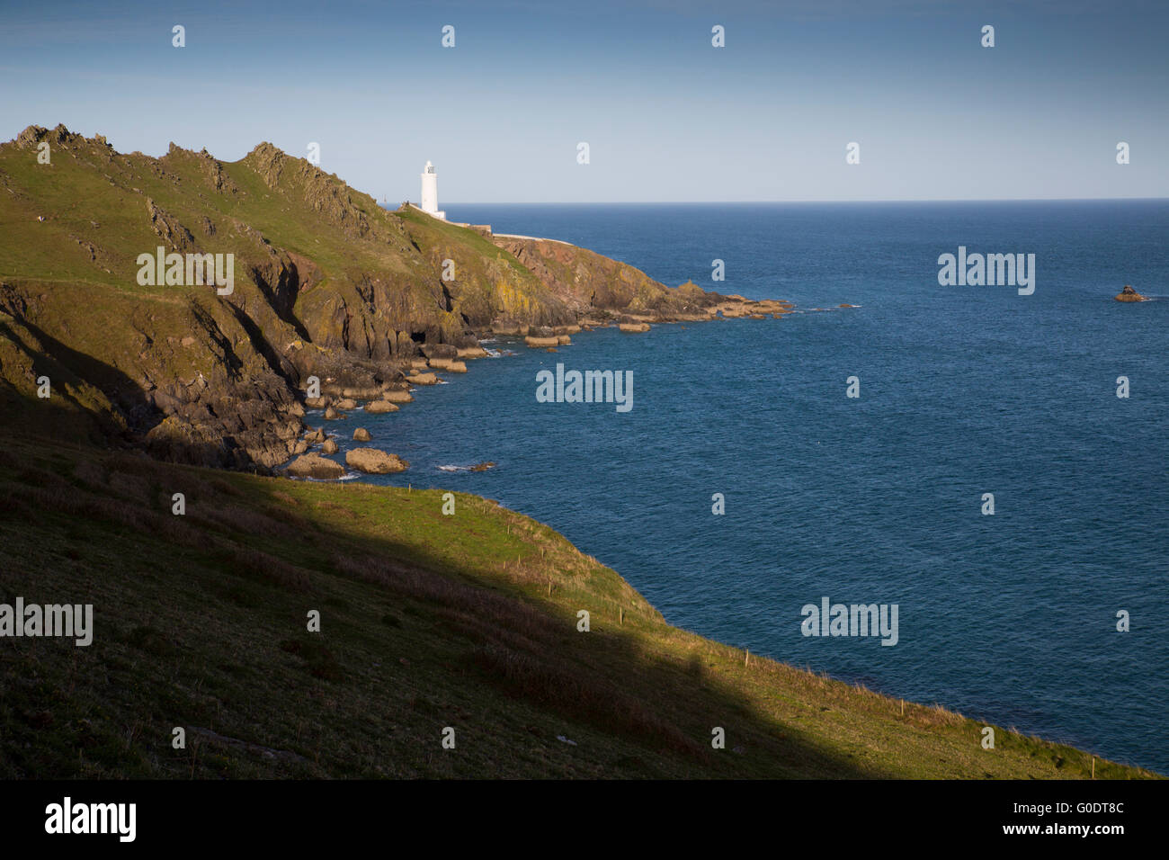 Punto di partenza; Faro; Devon, Regno Unito Foto Stock
