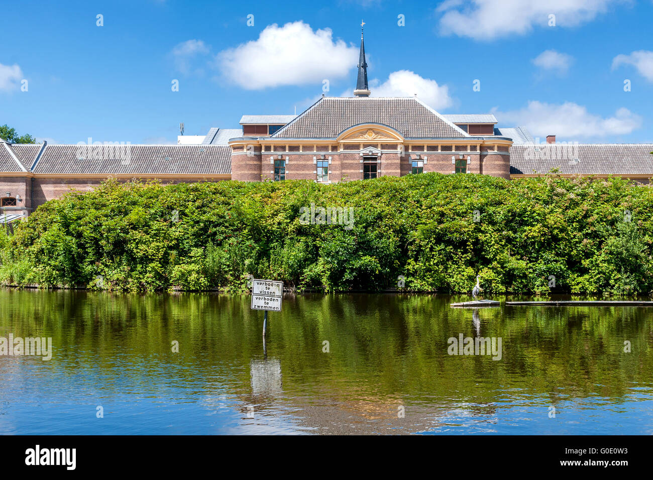 Nei giardini del Palazzo di Noordeinde Palace in Foto Stock