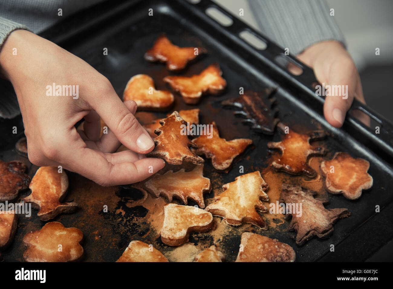Biscotti di Natale Foto Stock